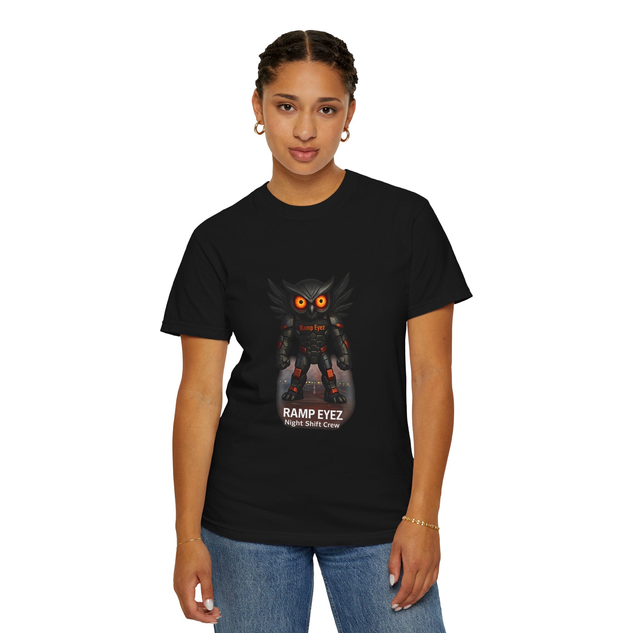 Ramp Eyez Night Shift Crew T-Shirt – Aviation Ramp Agent Graphic Tee